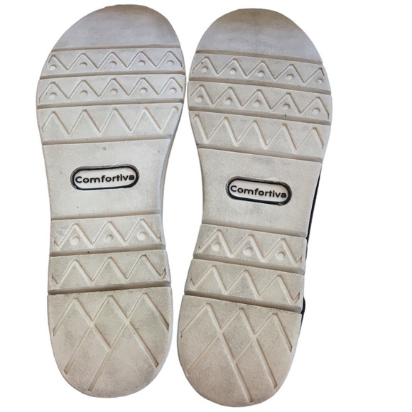 Comfortiva Align Cayson Black Leather Lace Up Sneakers - 7 - Picture 7 of 8